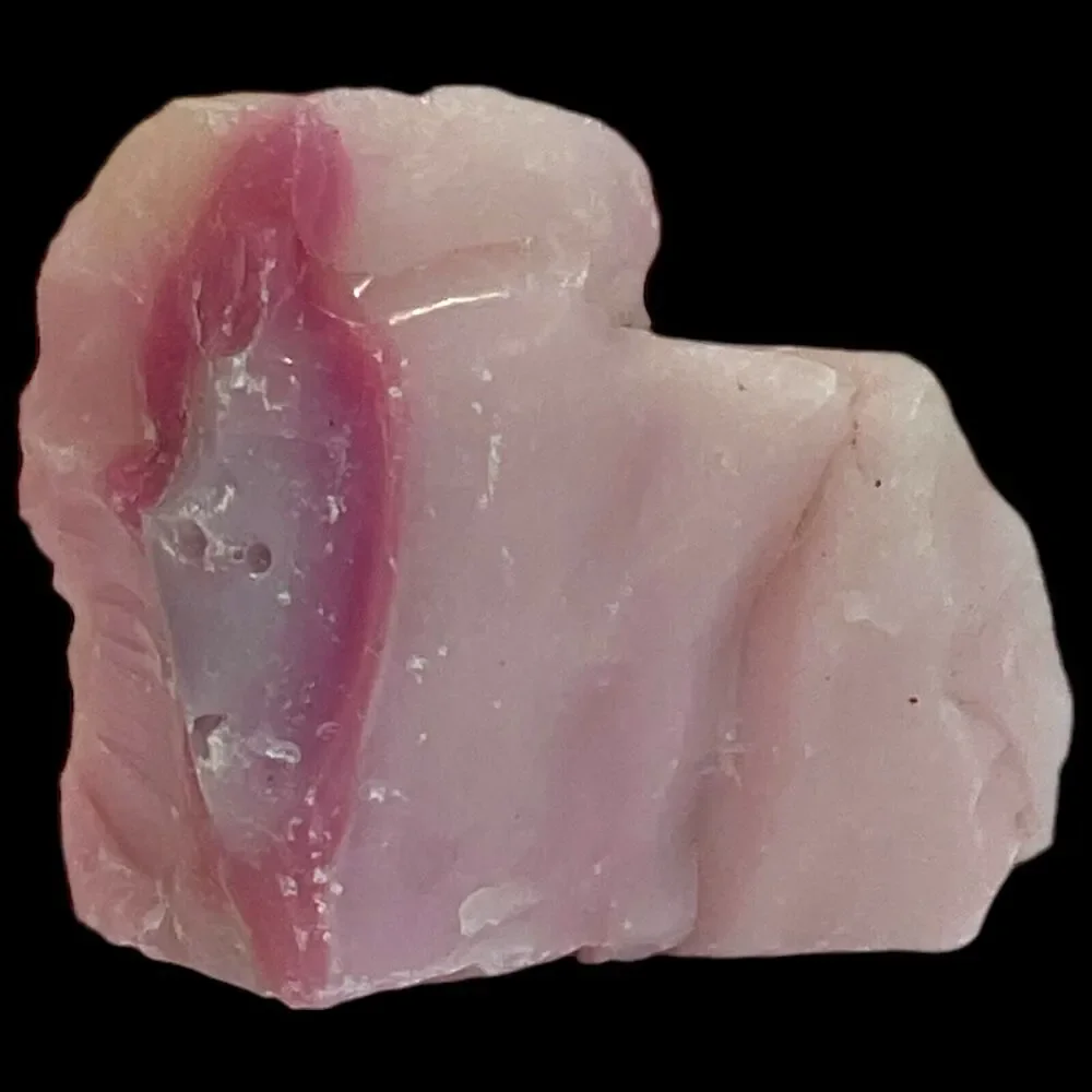 Pink Multitone Art Glass Cullet Glowing Manganese‎ Slag Glass #4GX278